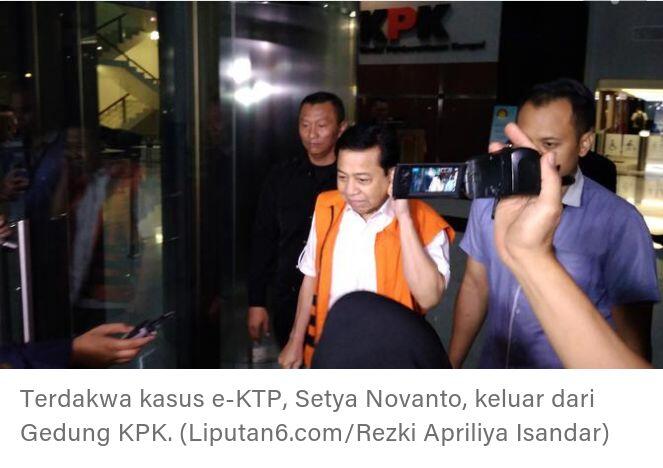 Setnov Akan Ajukan Diri Jadi Justice Collaborator ke KPK Besok