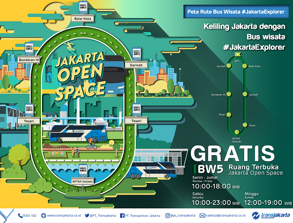 Naik Bus Tingkat Gratis Keliling Jakarta? Begini Caranya! 