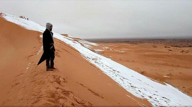 Fenomena Unik Di Gurun Sahara Bisa Ada Salju