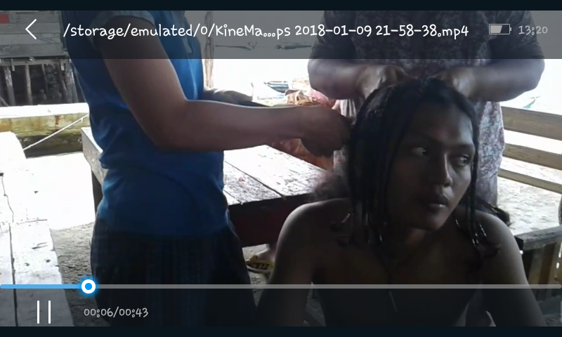 Dreadlock mentawaian custom