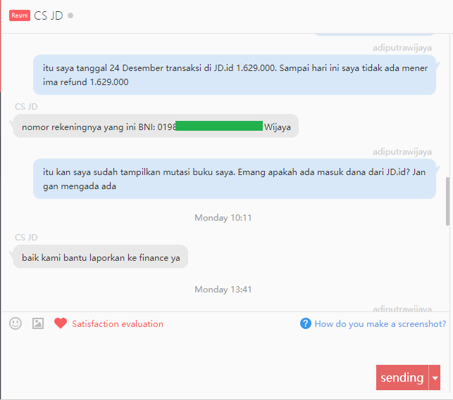Terima Kasih JD.ID Yang Telah Menyulitkan Konsumen Dalam Hal REFUND