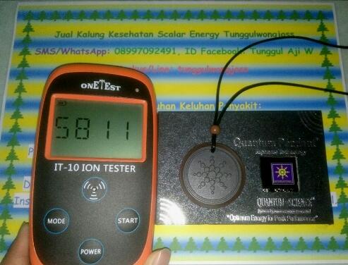 Kalung Kesehatan Quantum Pendant Scalar Energy Ori Bonus Video Tes Energy Ion