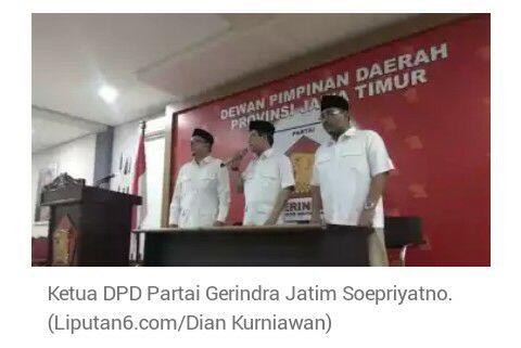 Dukung Gus Ipul-Puti, Gerindra Mesra Dengan PDIP di Pilkada Jati