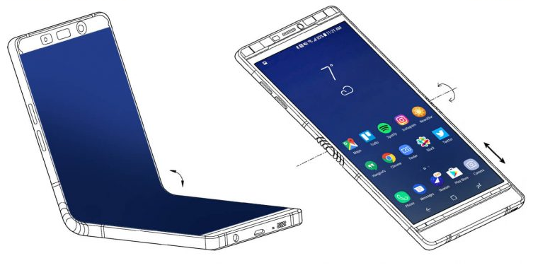 Inilah Galaxy X, Smartphone Lipat Dari Samsung