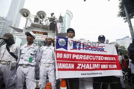 FPI dkk Kecewa Berat, Gelar Demonstrasi Ternyata Facebook Libur
