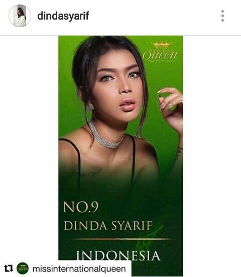 Yuk Kita Intip Foto Dinda Syarif, Peserta Miss International Queen Asal Indonesia