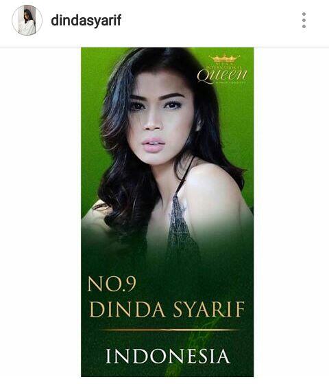 Yuk Kita Intip Foto Dinda Syarif, Peserta Miss International Queen Asal Indonesia