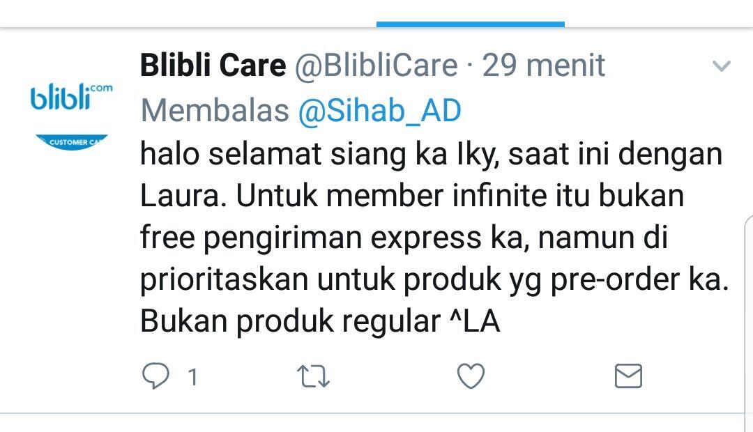 Level Keanggotaan Blibli Tidak Seperti Promosi Yang Diterapkan