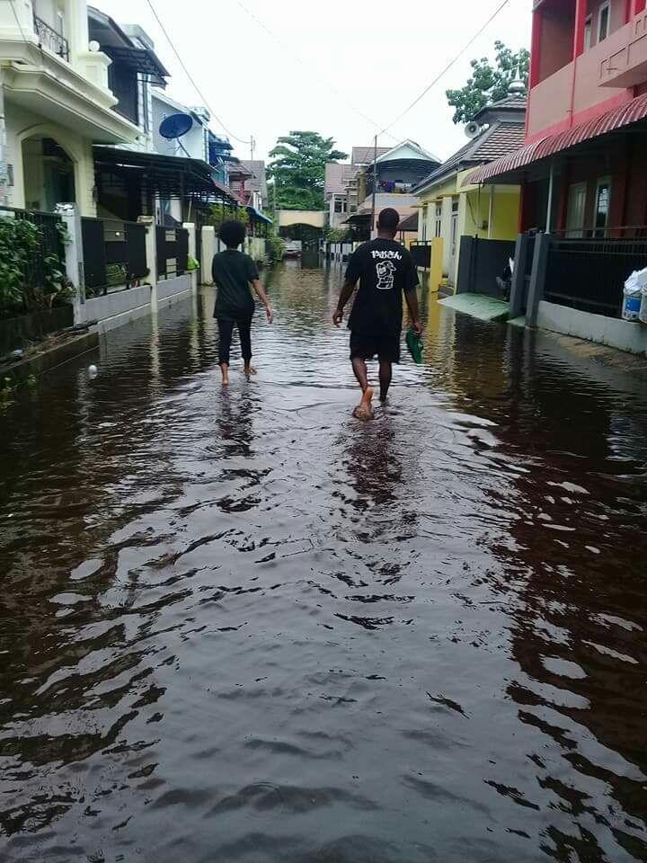 Pontianak dikepung Banjir Setelah 48 Jam Diguyur Hujan