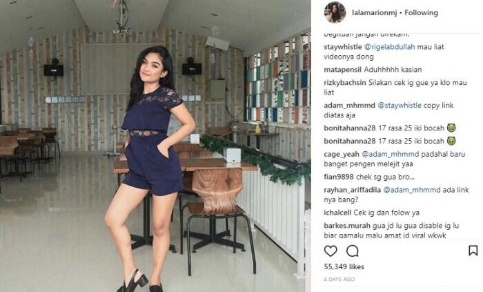 Akun Instagram Marion Jola Dibanjiri Komentar, Netizen Tanya Soal Kebenaran Video 'Vi