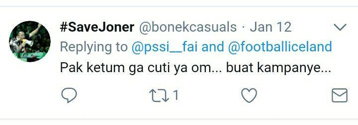 PSSI &quot;tercyduk&quot; Netizen Gara-gara Ngetwit Soal Kekalahan Kontra Timnas Islandia