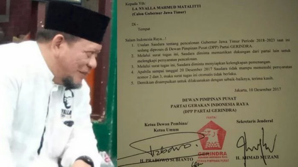 Gagal Nyagub, La Nyalla Dinilai Tak Pantas Ngamuk ke Prabowo