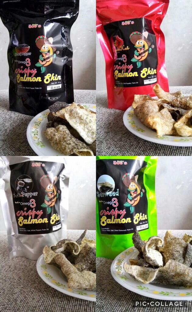 RESELLER keripik kulit Salmon