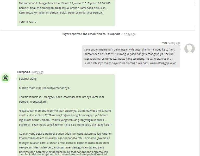 Seller Tokopedia kayak Raja dan Tokopedia mendukung