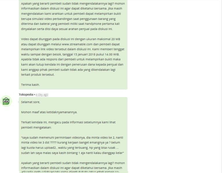 Seller Tokopedia kayak Raja dan Tokopedia mendukung