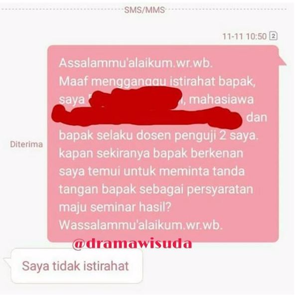 Obrolan kocak dosen dan mahasiswa, ngeselin tapi bikin ketawa