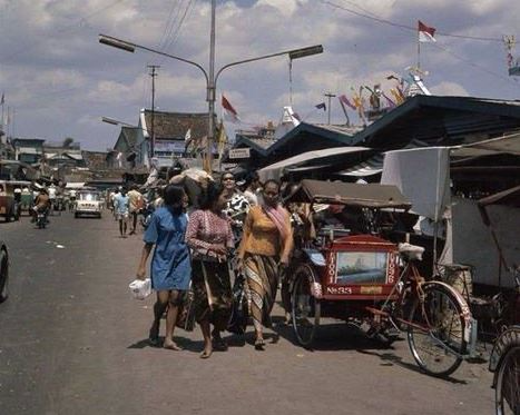 Begini Gan, Potret lawas becak yang lalu-lalang di jalanan Jakarta