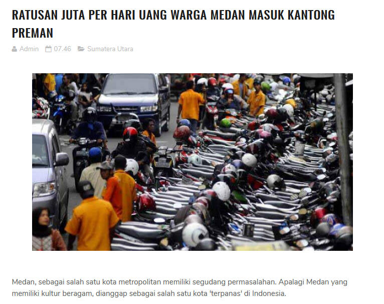 DPRD Medan Hapuskan Tarif Parkir Progresif, Begini Reaksi Warga Pusat Pasar