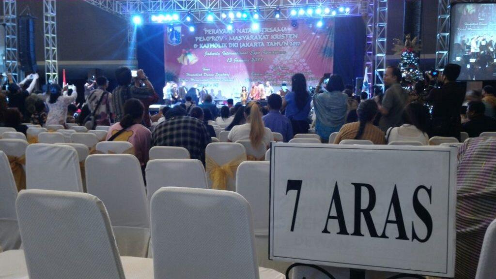 Seribuan Jemaat Tinggalkan Acara Saat Anies Pidato di Natal Bersama Jakarta