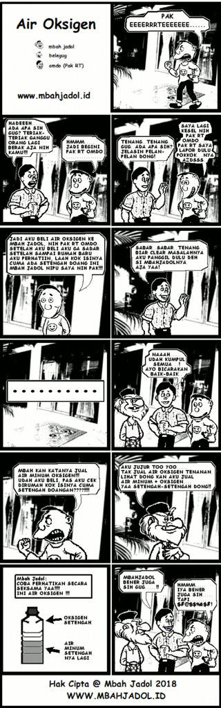 Komik Lucu Mbah Jadol ( Januari )