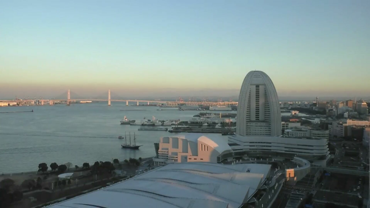 Yokohama sore hari