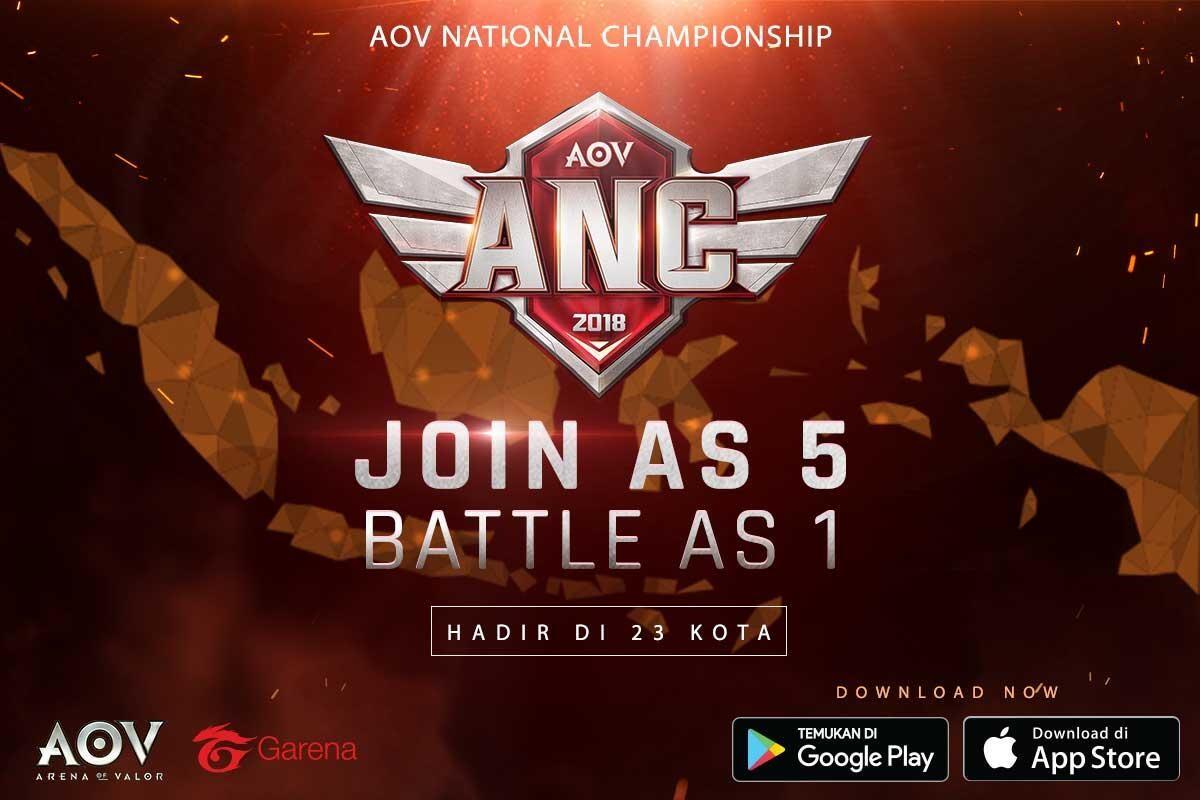 Dicari, Juara Nasional Baru di AOV National Championship 2018