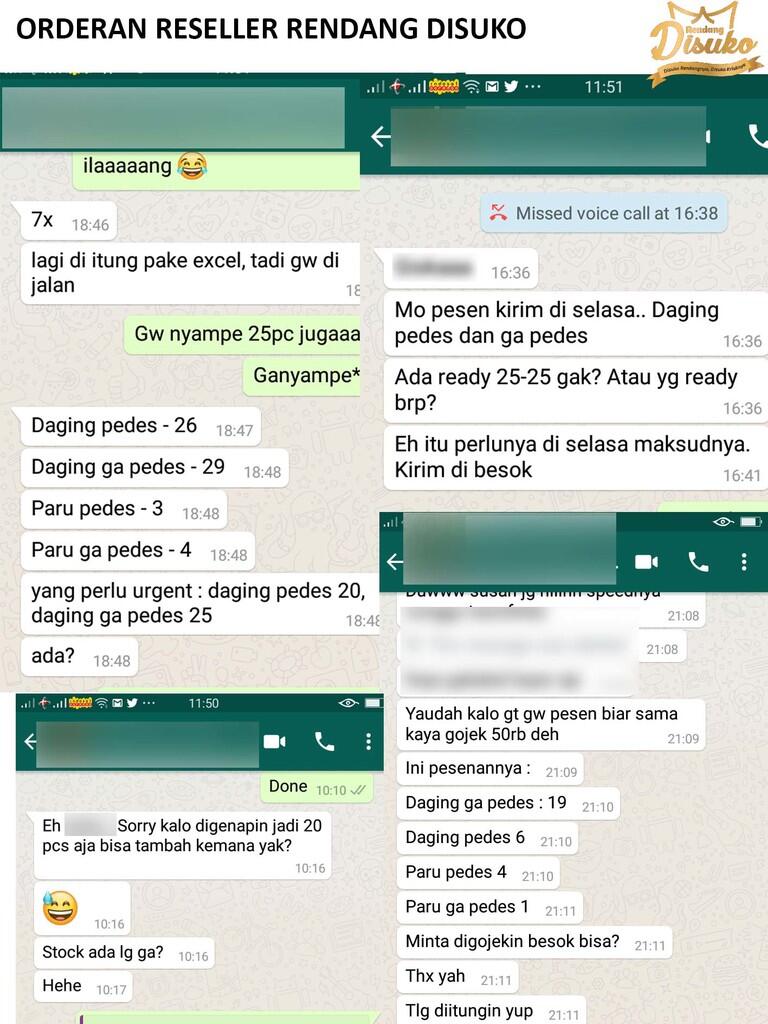 DICARI RESELLER RENDANG DISUKO TANPA MODAL SAMA SEKALI, OMSET ++5 JUTA !!