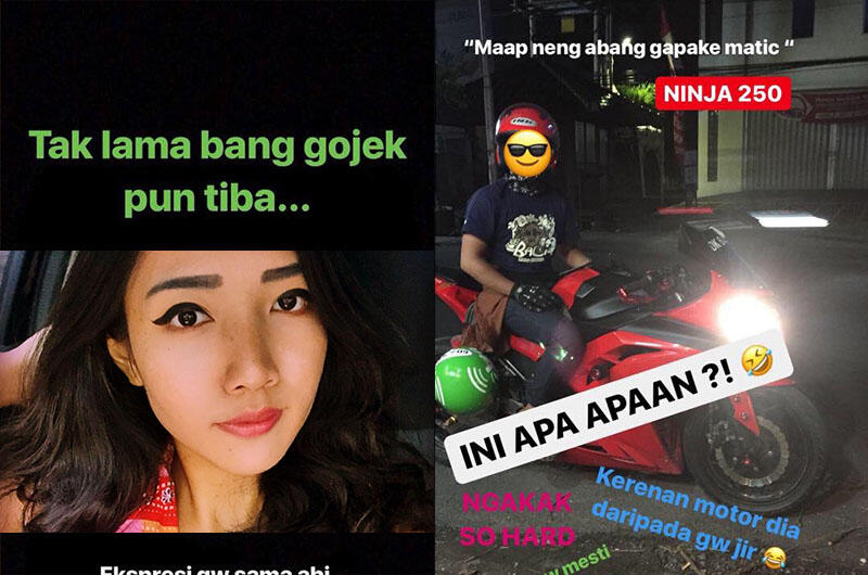 Gojek Minta Maaf Gak Jemput Pakai Matic, Ternyata Dia Bawa 