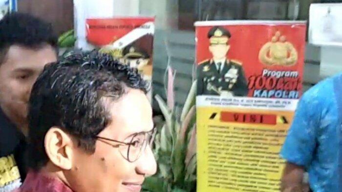 Wagub DKI Sandiaga Uno Dilaporkan Curi Uang, Diperiksa Reserse Khusus Polda