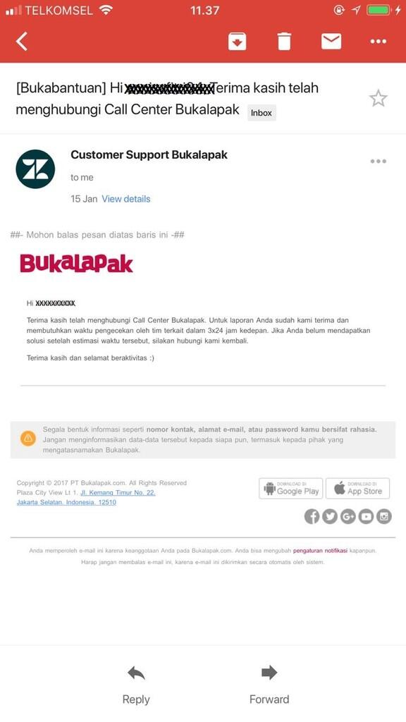 KECEWA BELI BARANG HANDPHONE DI BUKALAPAK VIA GOSEND