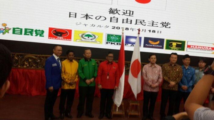 Sejumlah Sekjen Partai Politik Pendukung Pemerintah Kumpul di DPP PDI Perjuangan