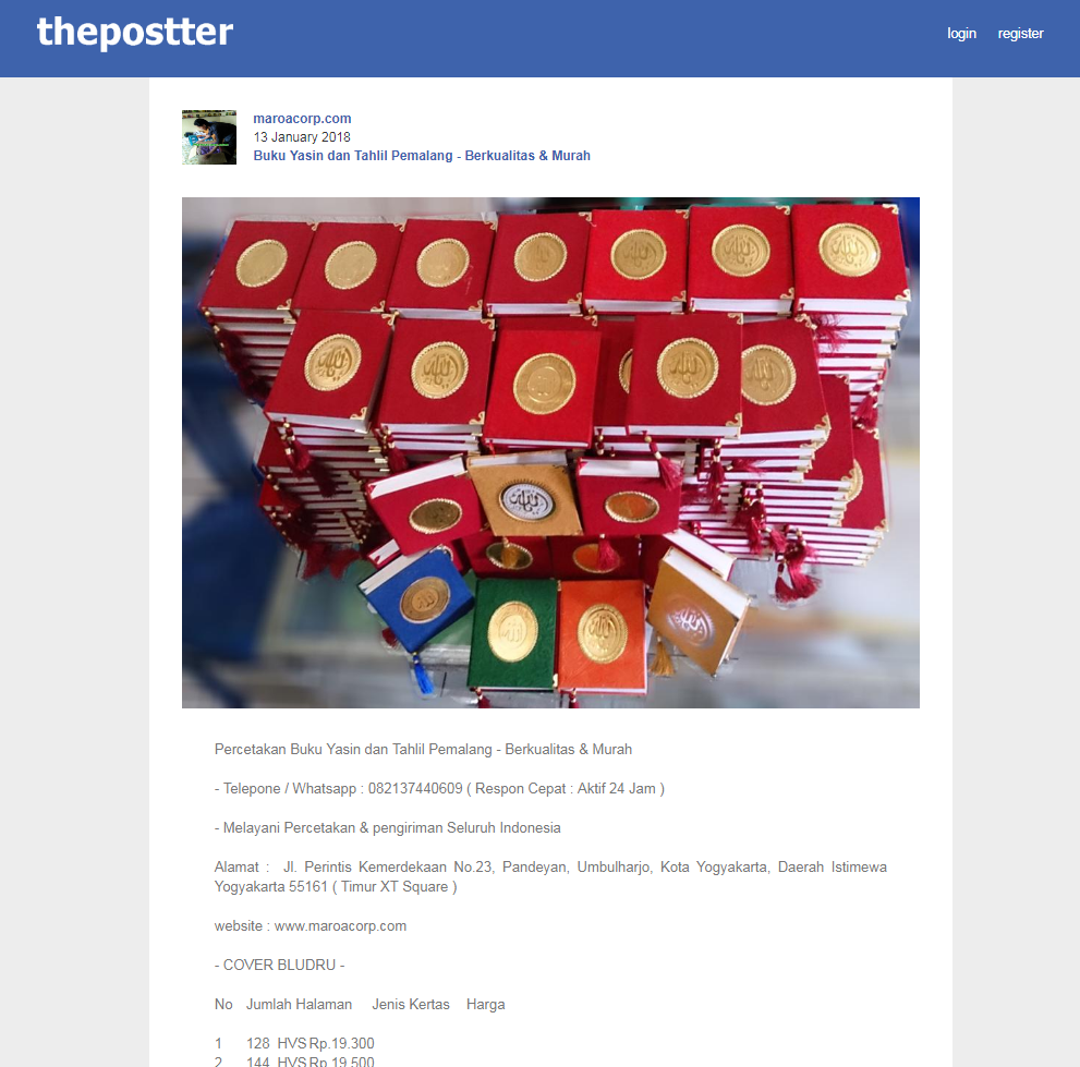 Mengenal Layanan Blogging &ndash; thepostter.com Buatan Mahasiswa Indonesia