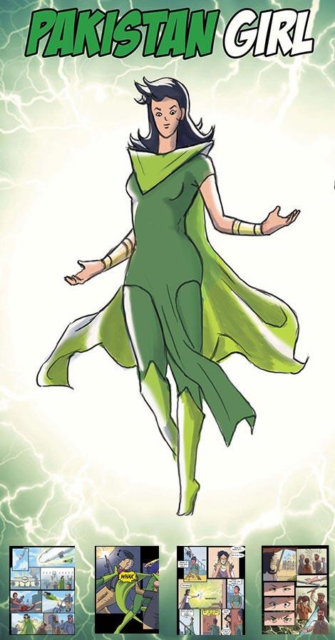 Pakistan Kini Punya Tokoh Orisinil Fiksi Superhero Wanita, Inilah Dia!