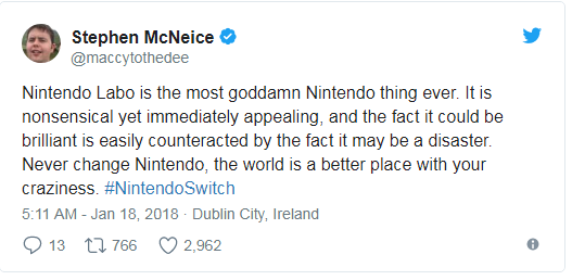 Apa itu Nintendo Labo, dan Kapan akan dirilis?