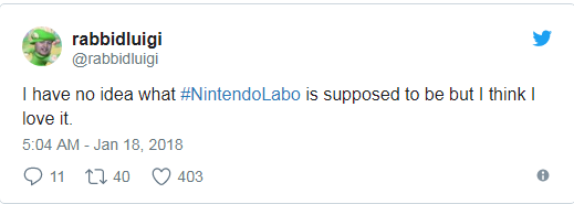 Apa itu Nintendo Labo, dan Kapan akan dirilis?