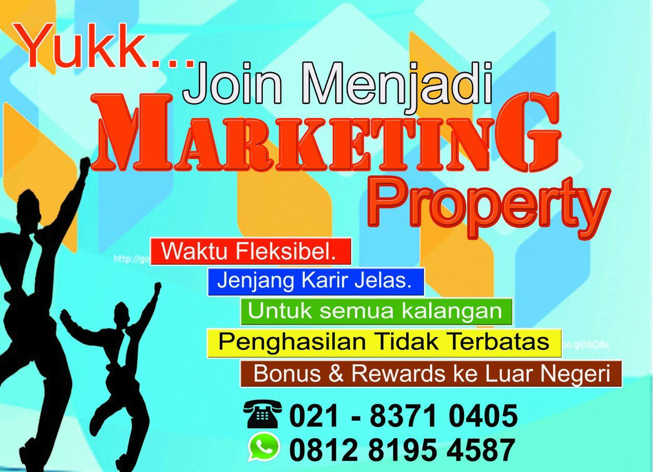 &#91;JAKARTA, DEPOK, BOGOR&#93; Lowker Marketing Properti Part time UNLIMITED INCOME