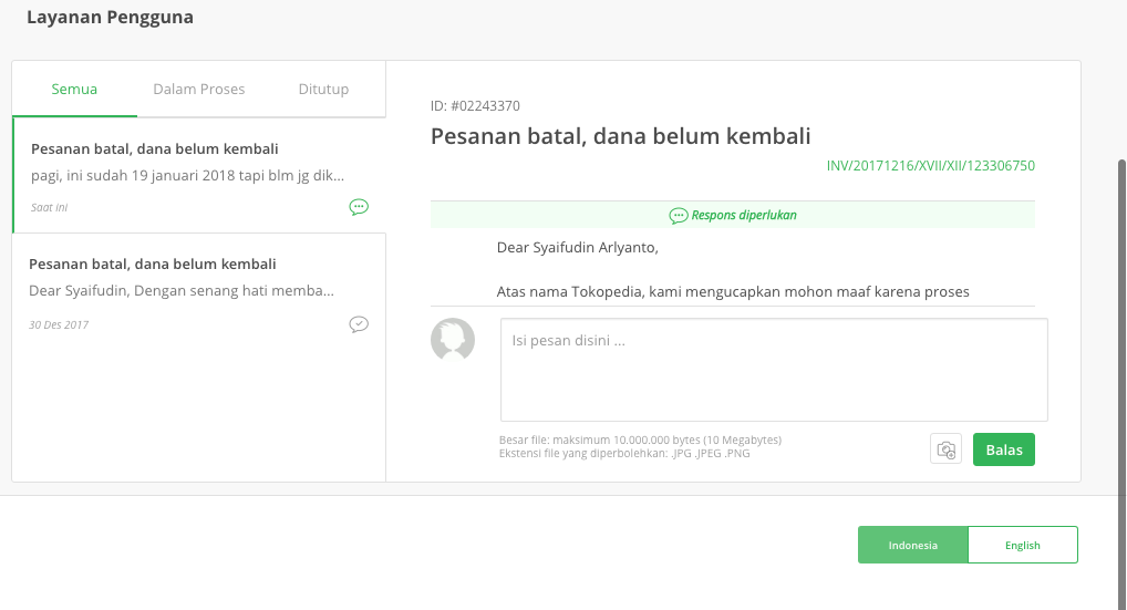 PENGEMBALIAN LIMIT KE KARTU KREDIT TOKOPEDIA SANGAT MENGECEWAKAN!