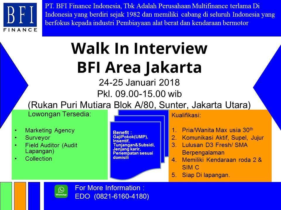 Yuk GanSis Nimbrung Walk In Interview PT.BFI Finance Indonesia,Tbk