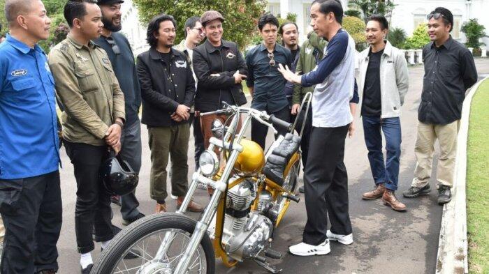 Modifikator Jamin Motor Chopper 'Jokowi' Dilengkapi BPKB dan STNK
