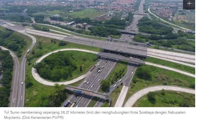 Siap Beroperasi 2018, Jokowi Pamerkan Simpang Susun Jombang