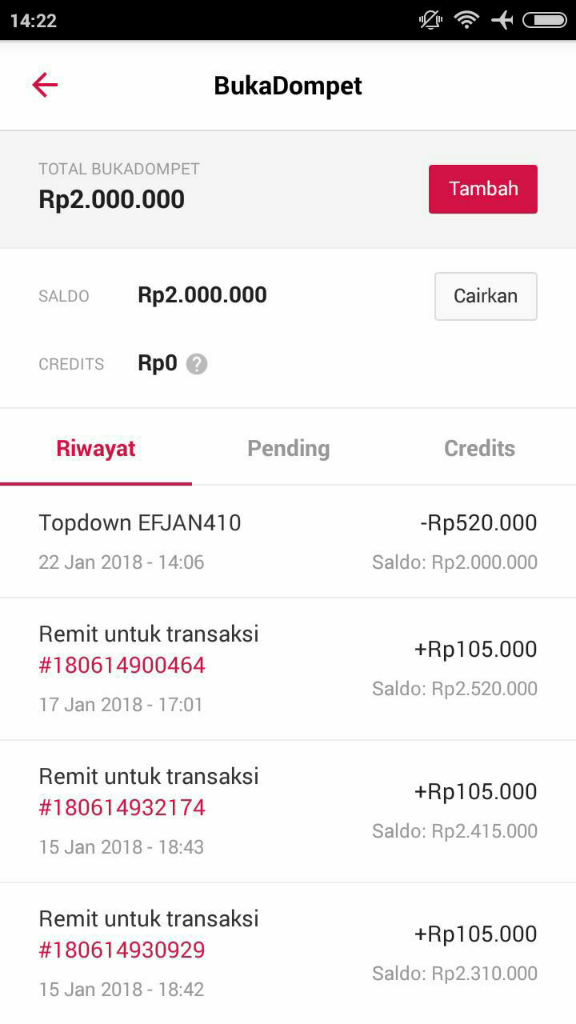Pencurian Uang Di Dompet Oleh Bukalapak