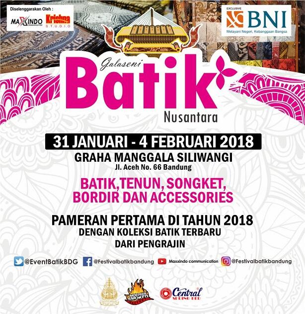 Pameran Pertama Di Tahun 2018 Dengan Koleksi Batik Terbaru Langsung dari Pengrajin