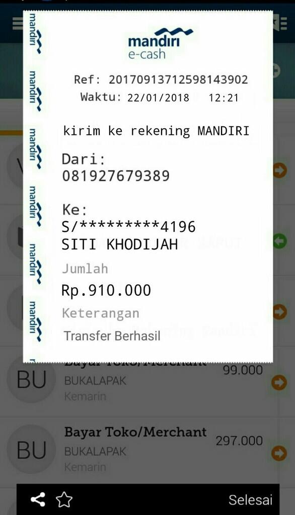 Hampir Ketipu Penipu Mainstream (e-cash Mandiri)