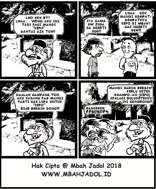 Komik Lucu Mbah Jadol ( Januari )