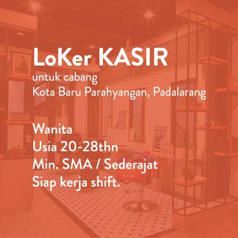 Lowongan Kerja BANDUNG Kasir & Customer Service Salon Barber