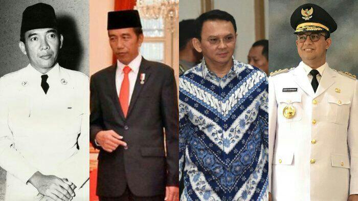 Netizen Bedakan Reaksi Penumpang Ketika Soekarno,Jokowi, Ahok&amp; Anies Naik Kereta Api!