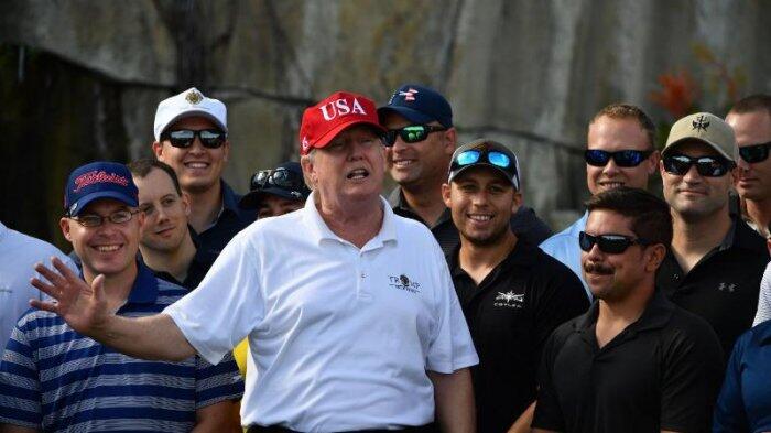 Setahun Jadi Presiden, Donald Trump Habiskan 3 Bulan Main Golf