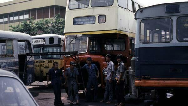 Menengok Bus Tingkat Jakarta Tempo Doeloe