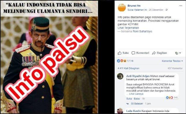  Sultan Brunei Laporkan Kasus Pencemaran Nama Baik ke Polda Metro