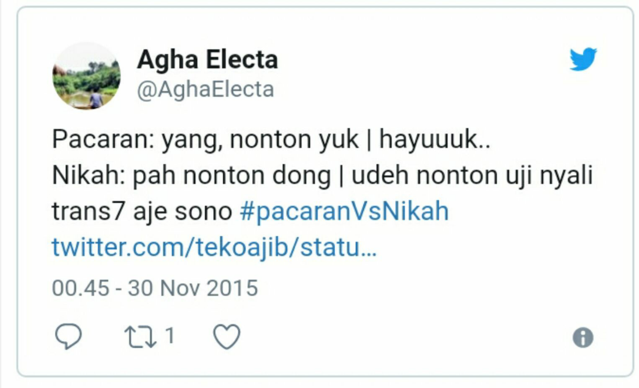 Twit-twit Jenaka Tentang Perbedaan Kehidupan Saat Masih Pacaran dan Setelah Menikah